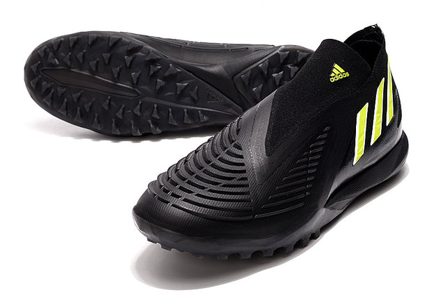 Chuteira Adidas Predator Edge+ Society TF - Preto/Amarelo