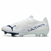 Chuteira Puma Ultra 1.3 Campo FG - Branco/Azul