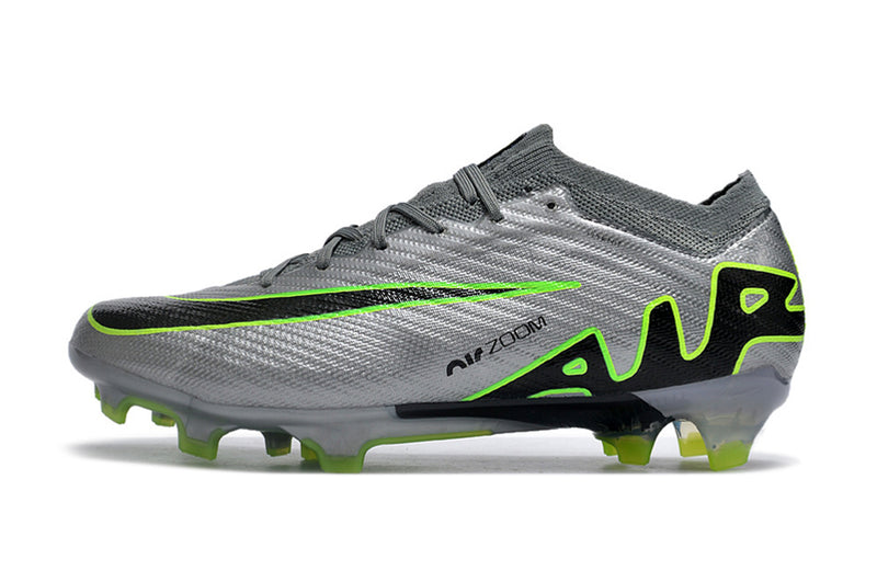 Chuteira Nike Air Zoom Mercurial Vapor 15 Elite FG - Cinza/Verde