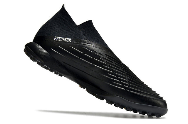 Chuteira Adidas Predator Edge+ Society TF - Preto/Branco