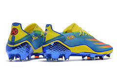 Chuteira Adidas Ghosted.1 Campo FG - Azul/Verde