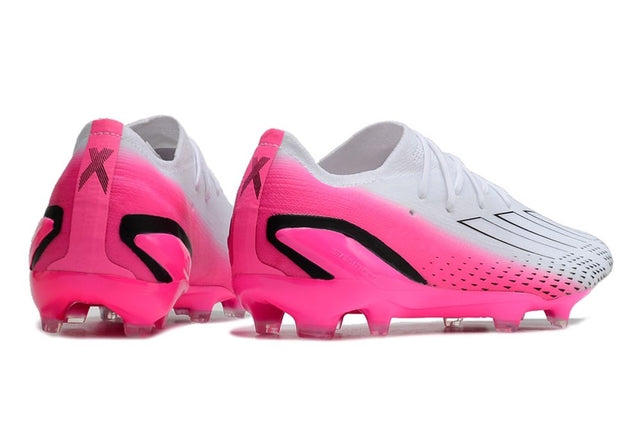 Chuteira Adidas X Speedportal.1 FG - Branco/Rosa