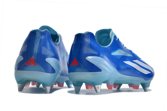 Chuteira Adidas X CrazyFast+ SG "Marine Rush Pack"