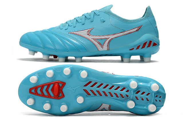 Chuteira Mizuno Morelia Neo 3 Campo FG - Azul/Branco