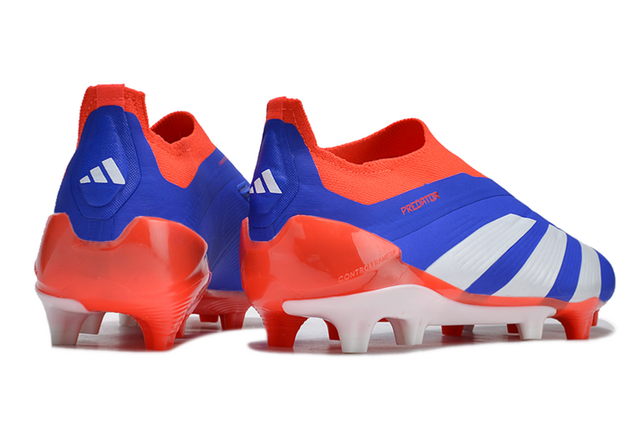 Chuteira Adidas Predstrike Elite Campo - Azul/Vermelho