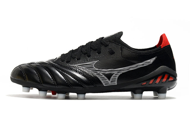 Chuteira Mizuno Morelia Neo 3 Campo FG - Preto/Vermelho/Branco