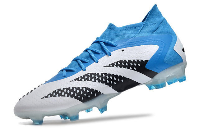 Chuteira Adidas Predator Accuracy.1 FG - Branco/Azul