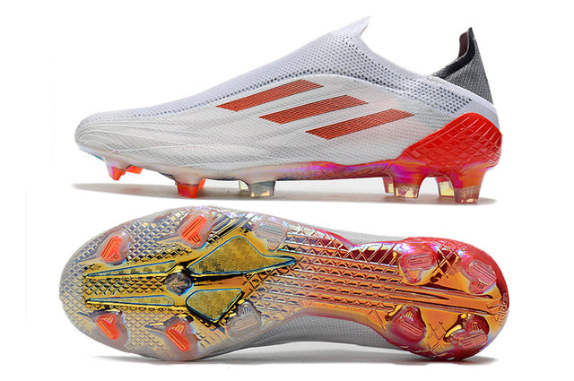 Chuteira Adidas Speedfow+ FG "White Spark"