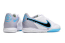 Chuteira Nike React Tiempo Legend 9 Pro Futsal IC - Branco/Azul