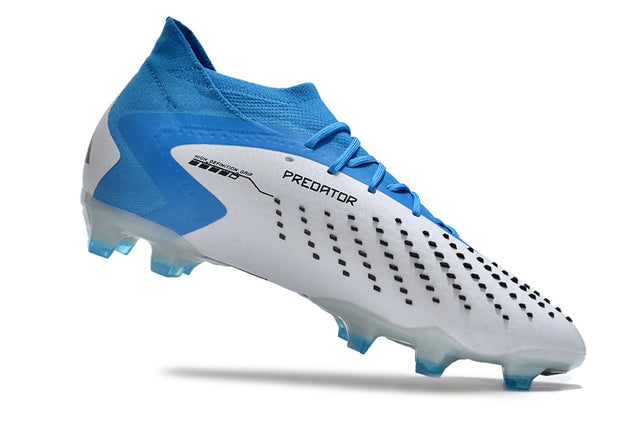 Chuteira Adidas Predator Accuracy.1 FG - Branco/Azul