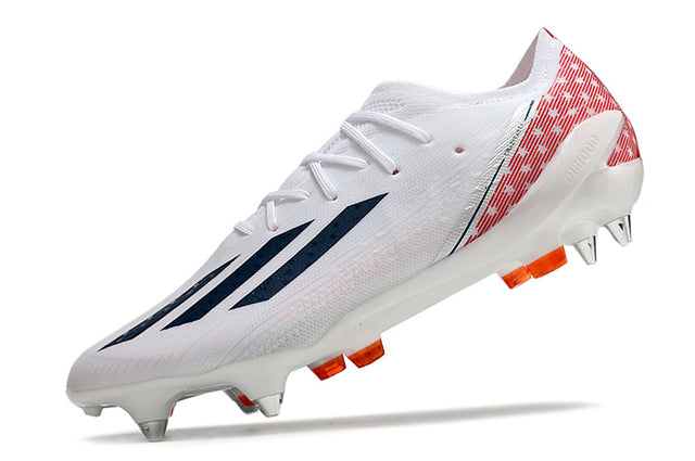 Chuteira Adidas X CrazyFast.1 SG - Bracno/Vermelho