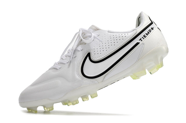 Chuteira Nike Tiempo 9 Elite Campo FG - Branco/Preto