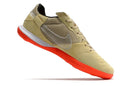 Chuteira Nike Street Gato Futsal IC - Bege/Laranja