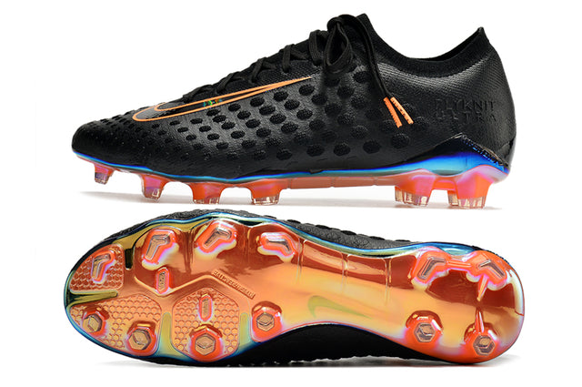 Chuteira Nike Phantom Ultra Venom FG - Preto/Laranja