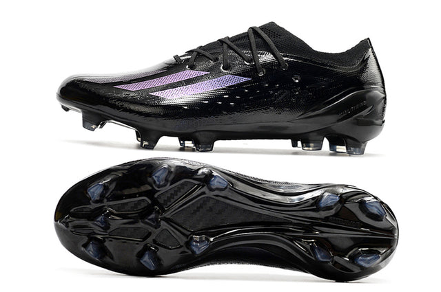 Chuteira Adidas X CrazyFast.1 FG - Preto/Roxo