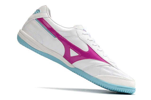 Chuteira Mizuno Morelia Sala Futsal - Branco/Rosa