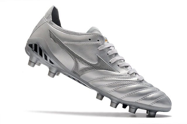 Chuteira Mizuno Morelia Neo 3 Campo FG - Prata