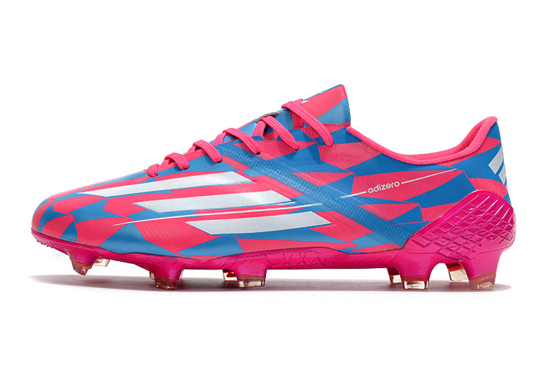 Chuteira Adidas F50 X Ghosted.1 FG - Rosa/Azul