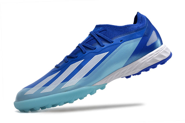 Chuteira Adidas X CrazyFast.1 Society TF "Marine Rush"