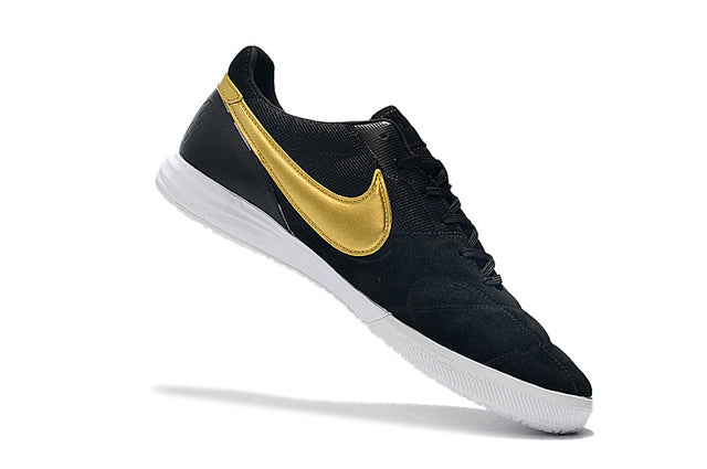 Chuteira Nike Premier 2 Futsal IC - Preto/Dourado
