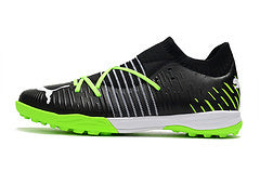 Chuteira Puma Future Z 1.1 Pro Cage Society - Preto/Verde/Branco
