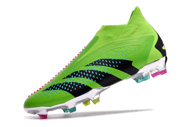 Chuteira Adidas Predator Accuracy+ FG - Verde/Preto