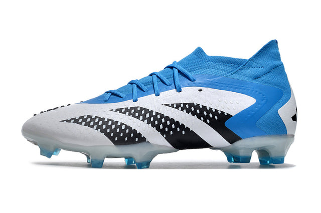 Chuteira Adidas Predator Accuracy.1 FG - Branco/Azul