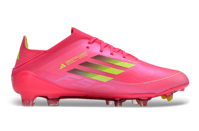 Chuteira Adidas F50 X Campo - Rosa/Amarelo