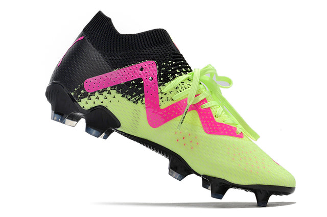 Chuteira Puma Future Ultimate FG - Verde/Rosa