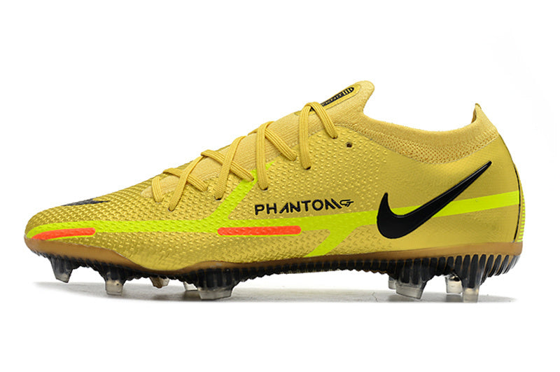 Chuteira Nike Campo Phantom GT 2 Elite FG - Dourado