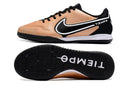 Chuteira Nike React Tiempo Legend 9 Pro Futsal IC - Marrom/Preto