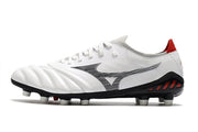 Chuteira Mizuno Morelia Neo 3 Campo FG - Branco/Preto/Vermelho