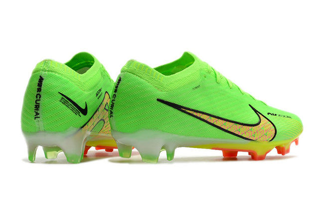 Chuteira Nike Air Zoom Mercurial Vapor 15 Elite FG - Verde/Rosa