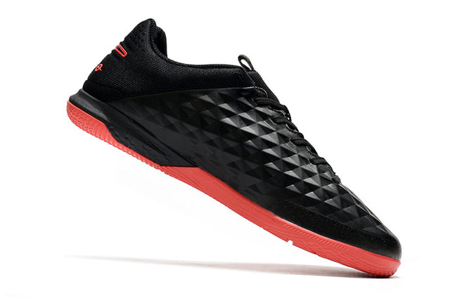 Chuteira Nike React Tiempo Legend 8 Pro Futsal IC - Preto/Laranja
