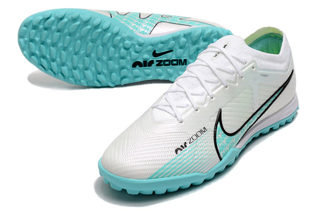 Chuteira Nike Mercurial Vapor 15 Elite Society - Branco/Azul