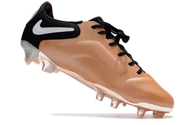 Chuteira Nike Tiempo 9 Elite Campo FG - Marrom/Preto