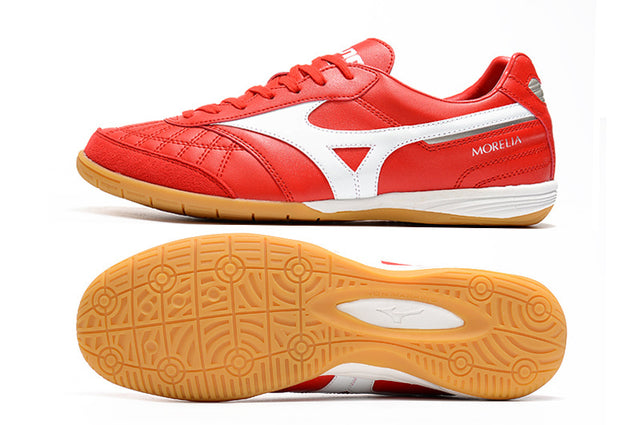 Chuteira Mizuno Morelia Sala Futsal - Vermelho/Branco