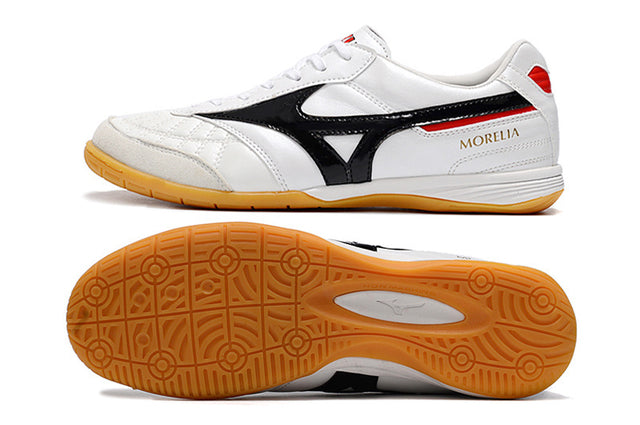 Chuteira Mizuno Morelia Sala Futsal - Branco/Preto
