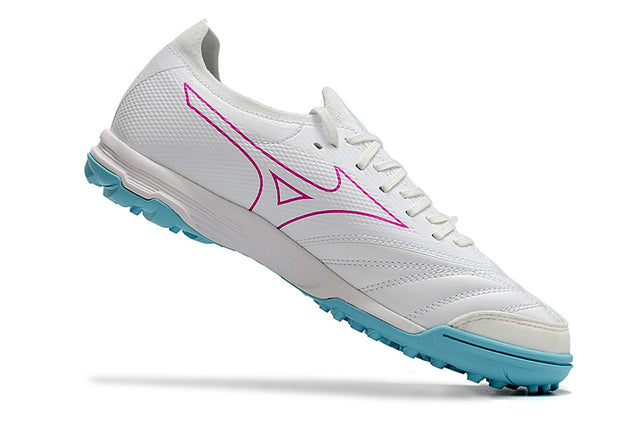 Chuteira Mizuno Morelia Neo Sala β Society - Branco/Rosa