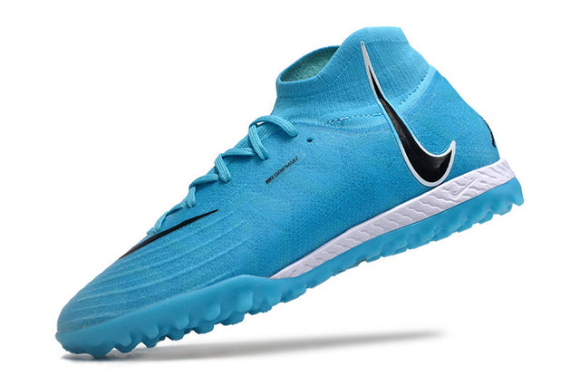 Chuteira Nike React Phantom Luna Elite Society - Azul/Preto