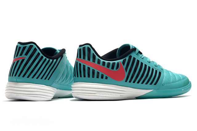 Chuteira Nike Lunar Gato Futsal - Azul/Vermelho