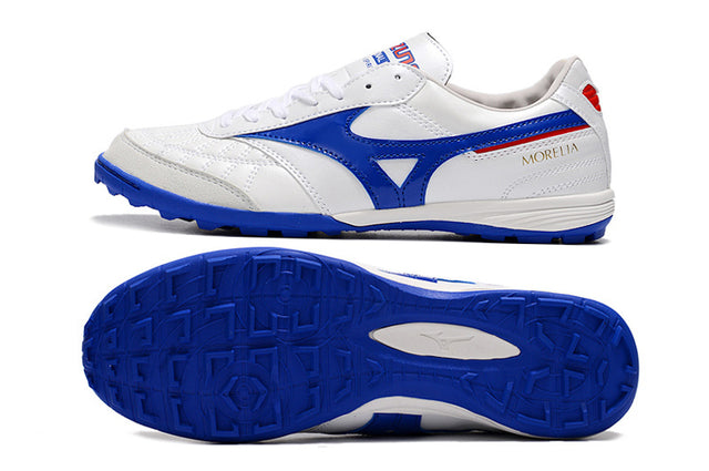 Chuteira Mizuno Morelia Neo Sala Society - Branco/Azul