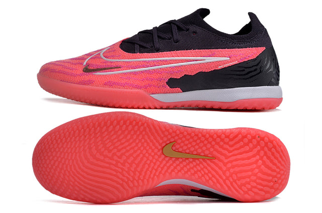 Chuteira Nike Phantom GX Elite Futsal - Rosa/Preto