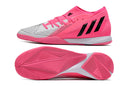 Chuteira Adidas Predator Edge.3 Futsal IC - Branco/Rosa