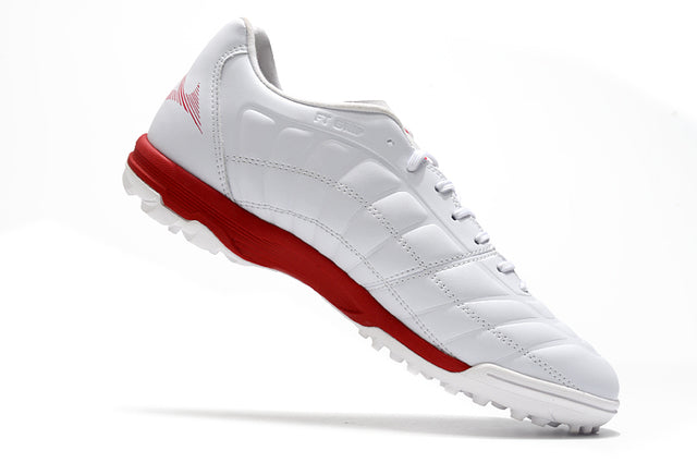 Chuteira Mizuno Rebula 3 Society - Branco/Vermelho