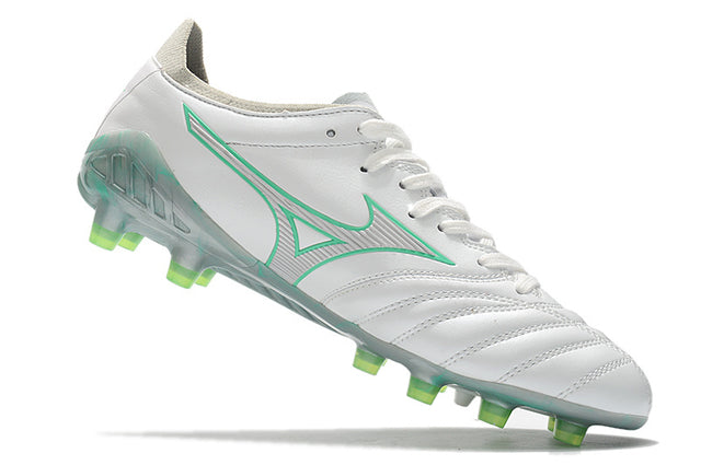 Chuteira Mizuno Morelia Neo 3 Campo FG - Branco/Verde