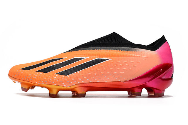 Chuteira Adidas X Speedportal+ FG - Laranja/Rosa