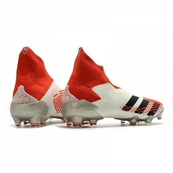 Chuteira Adidas Predator 20+ Campo FG - Vermelho/Branco