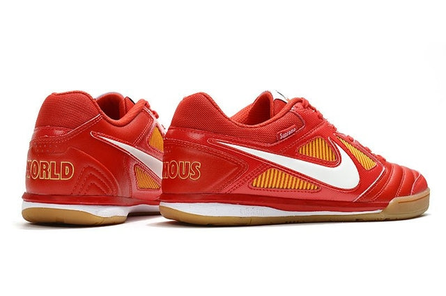 Chuteira Nike SB Gato Futsal - Vermelho/Branco
