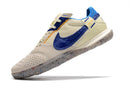 Chuteira Nike Street Gato Futsal IC - Bege/Azul